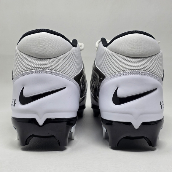 Nike Alpha Menace 4 Pro Football Cleats FZ7702-105 White Black Men\'s Size 14.5 main image 6